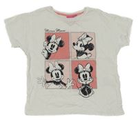 Biele tričko s Minnie