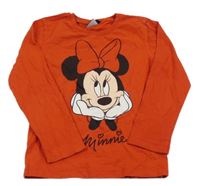 Červené triko s Minnie Disney