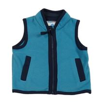 Modrá fleecová vesta Topolino