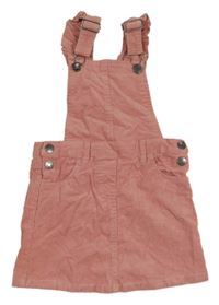 Ružová menšestrová na traká sukňa s volánikmi Topolino