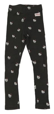 Tmavošedé žebrované legíny s Kitty Zara