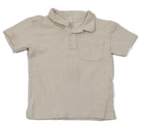 Béžové polo tričko H&M