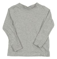 Sivé melírované tričko H&M