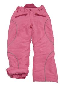 Růžové šusťákové funkční oteplovačky Little Kids 