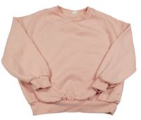 Broskvová oversize mikina Shein