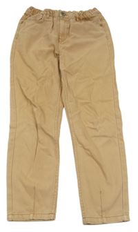 Béžové mom rifle s vysokým pasem Garcia 