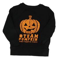 Čierna mikina s tekvicou George