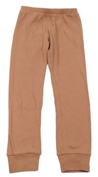 Staroružové rebrované nohavice Zara