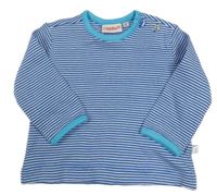 Modro-biele pruhované tričko Liegelind