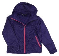 Lilková šušťáková jarná bunda s kapucňou Freedom Trail