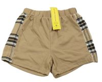 Nové - Béžovo-kockované kraťasy