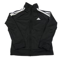 Černá propínací sportovní funkční mikina s logem zn Adidas