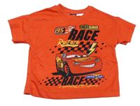 Červené športové tričko s Cars Disney