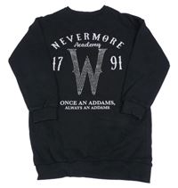 Černá mikina s Wensday