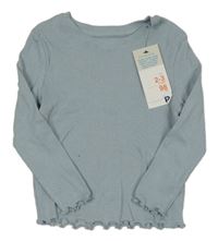 Nové - Šedé žebrované triko Primark