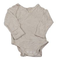Béžovo-bílé pruhované zavinovací body M&S