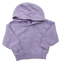 Levandulová oversize mikina s kapucňou Primark