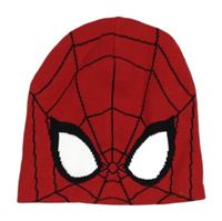 Červeno-černá pletená čepice se Spider-manem Marvel