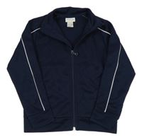 Tmavomodrá prepínaci športová mikina s prúžkami H&M