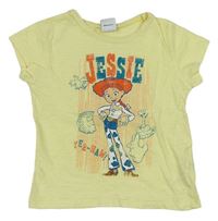 Svetložlté melírované tričko s Jessie Next