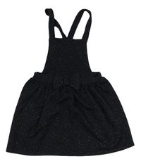 Tmavomdro-zlatá na traká sukňa s mašlou Mothercare