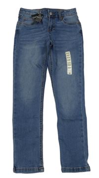 Nové - modré skinny teplákové rifle zn. St. Bernard