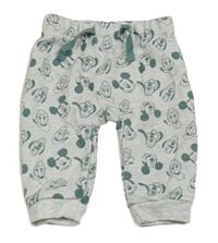 Sivé melírované turecké tepláky s Mickey a Donaldem PRIMARK