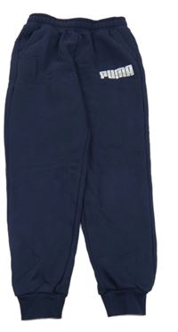Tmavomodré tepláky s logem PUMA