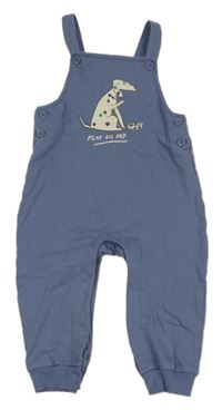 Modré laclové tepláky s pejskem John Lewis