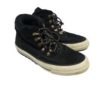 Černé kotníčkové zateplené tenisky s logem converse vel. 36,5