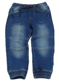 Modré cuff teplákové rifle lupilu