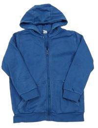 Modro/tmavomodrá prepínaci mikina s kapucňou Tu