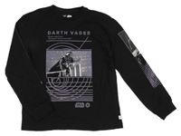 Čierne melírované tričko so Star Wars GAP