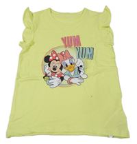 Žlté tričko s Minnie a Daisy Name it