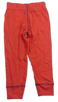 Červené pyžamové nohavice