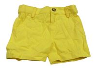 Žluté chino kraťasy M&Co.