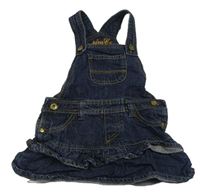 Tmavomodré rifľové na traké šaty Denim Co.