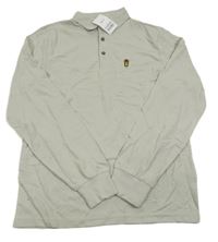 Nové - Světlemodré polo triko s nášivkou Next