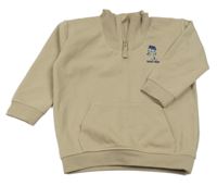 Písková mikina s lebkou na skatu Primark