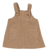 Ružové rebrované zamatové na traké šaty George