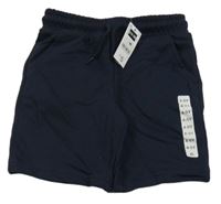 Nové - Tmavomodré teplákové kraťasy Dunnes