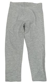 Sivé melírované crop legíny George