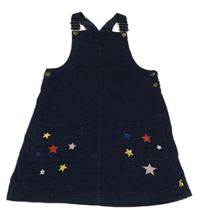 Tmavomodré menšestrové na traké šaty s hviezdami Joules