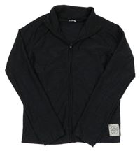 Čierna melírovaná športová prepínaci mikina Next