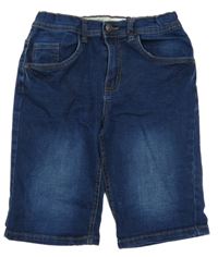 Tmavomodré rifľové skinny kraťasy Denim Co.