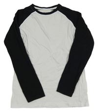 Bielo-čierne tričko Y.F.K.