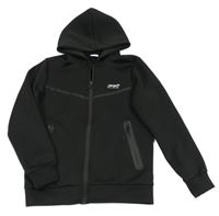 Černá sportovní propínací mikina s kapucí Chapter young