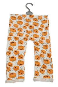 Nové - bílo-oranžové tepláky s dýněmi dunnes