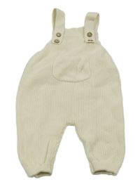 Smetanové pletené laclové kalhoty zeeman