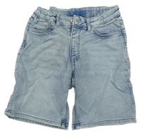 Světlemodré riflové kraťasy H&M